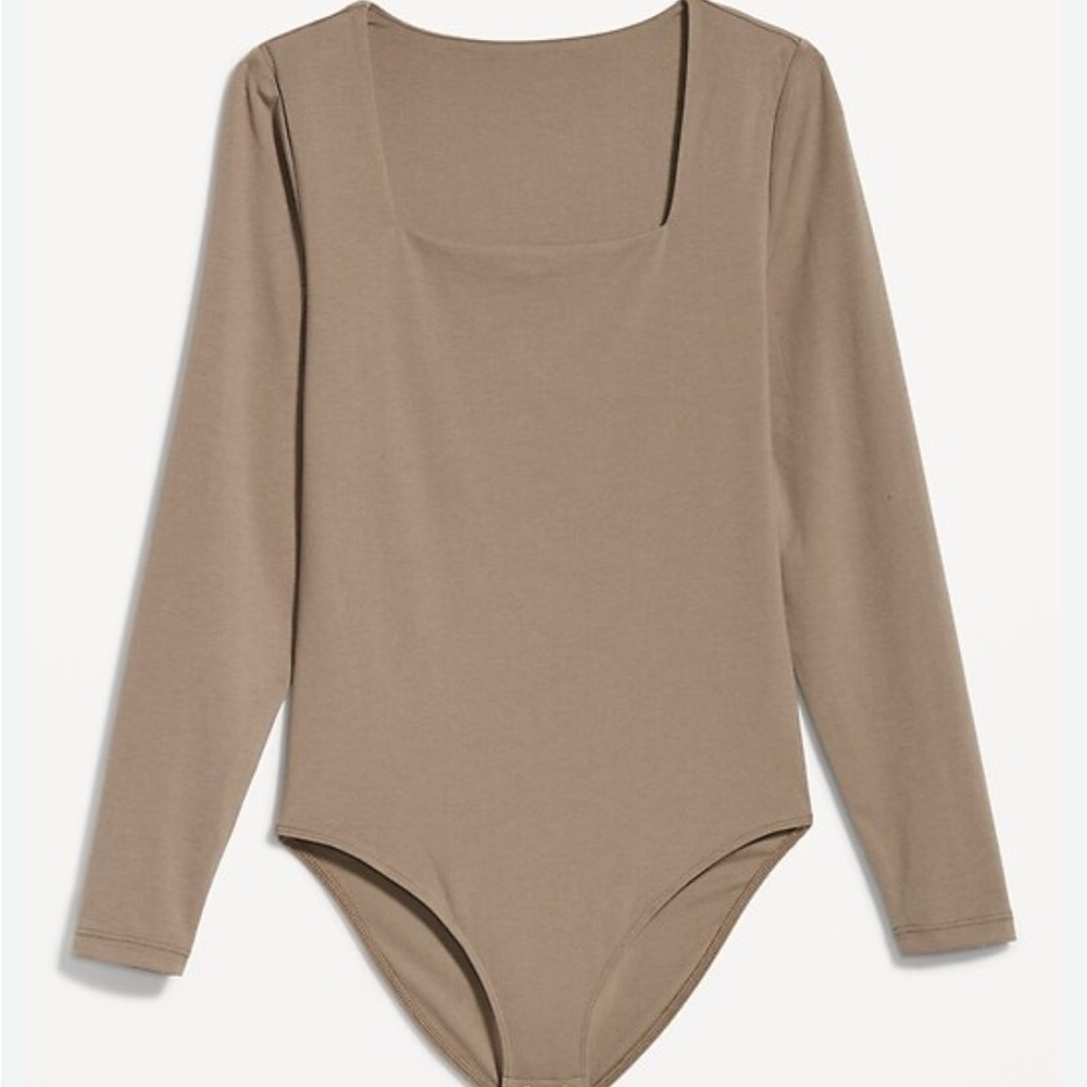 Old Navy Square Neck Bodysuit - Light Brown